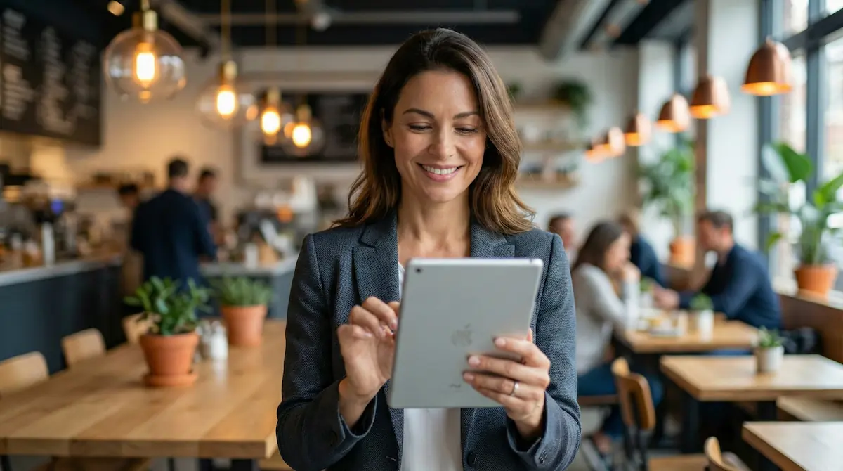 Happy Business Owner