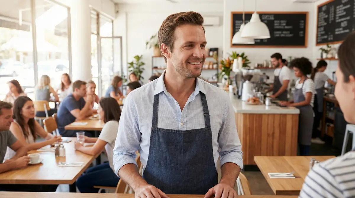 Happy Business Owner